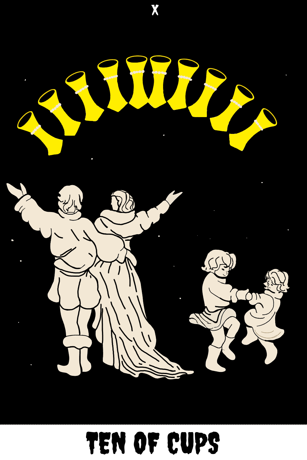 Ghiblim Tarot Ten of Cups